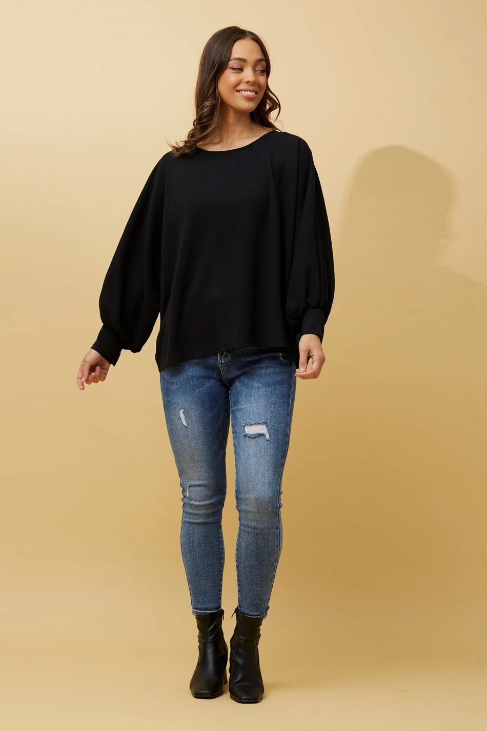 TEREZE OVERSIZED BATWING SLEEVE BLOUSE 6 TEREZE OVERSIZED BATWING SLEEVE BLOUSE - Image 4