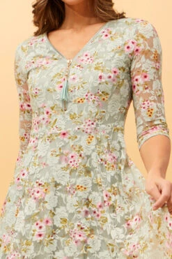 OLIVIA ZIP FRONT FLORAL LACE DRESS -Printedcarpetus f299907a316622a5158875cb9fff45c1 83d32ca9 2e4a 4176 8182 99dd0ae64622