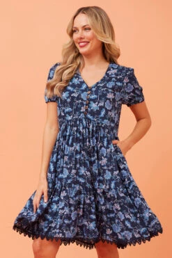 ARRAN FLORAL BOHO SHORT DRESS -Printedcarpetus f2e1a3b82a7d568ad9eb181d372ff433