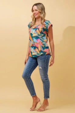 Stella SHELLY LEAF PRINT SHELL TOP 13 Stella SHELLY LEAF PRINT SHELL TOP -Printedcarpetus f4587b72f9cc805b7adc87954f1a5e93