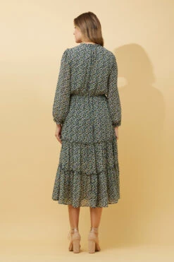 Stella MELA DITSY FLORAL MIDI DRESS -Printedcarpetus f520647e58f7dab13946528cf3a0b8ac