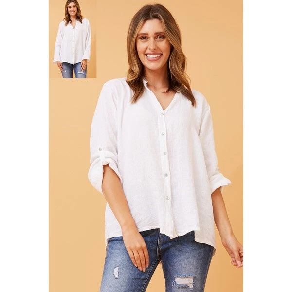 VELMIA LINEN SHIRT 14 VELMIA LINEN SHIRT - Image 12