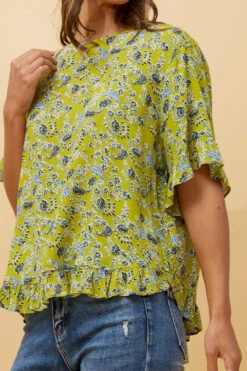 FRILA PAISLEY BOHO TOP -Printedcarpetus f67978b86c05311a30df28915055def5