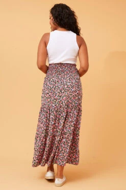 BETTINA FLORAL BOHO MAXI SKIRT -Printedcarpetus f6b1da131f8ba4082f8d6e70580993ec