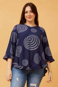 LILIBET FRILL SLEEVE TOP -Printedcarpetus f6d5c520adad951c8dffb434f2cde7b7