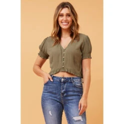 JAZELLA CROP TOP -Printedcarpetus f8e7502325738142d8e6d3d10a200c4a