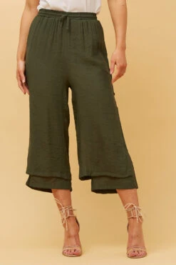 DAMIANA BUTTON DETAIL CULOTTES -Printedcarpetus f95936893ba7a32cbf227ca474b6e79b