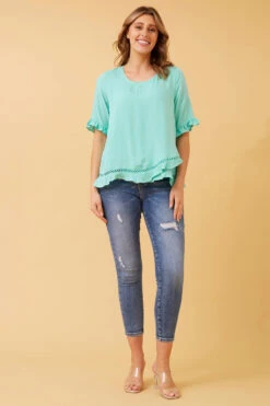 JAYDON LACE TRIM TOP 34 JAYDON LACE TRIM TOP -Printedcarpetus f97db87c3d2dd6ef1bb58299f70a6fbc