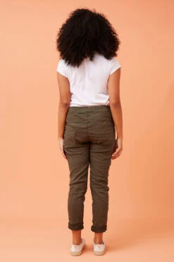 JANJA SEQUIN PATCHWORK PRINT JOGGERS -Printedcarpetus f9b63b4dd7de08d4aac31351f0db853f