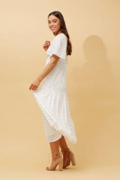 IVANA TEARDROP FOIL PRINT MAXI DRESS -Printedcarpetus fba48c239346209f95afee24d966ec95