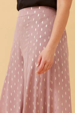 SCOUT GOLD FOIL PRINT PANTS -Printedcarpetus fbb5e1872dd91539d0bda25746b414ad