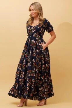 DAISY FLORAL BOHO MAXI DRESS -Printedcarpetus fc2069ac2a53d6675e9024fccf868d7a