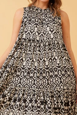 DREW TIERED TRAPEZE DRESS -Printedcarpetus fd766936489e2b9d84a0dfa1de6875f5