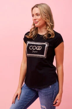 COCO EMBELLISHED TSHIRT -Printedcarpetus fd9100811f815cef4e141855ef3f2c3a