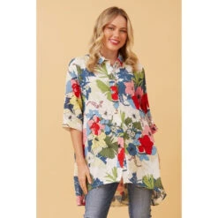FINCH FLORAL SHIRT -Printedcarpetus fdd463d105c0aa4517b74972222974dd