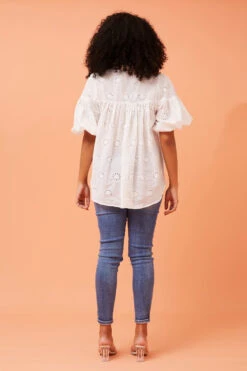 JANICE BRODERIE ANGLAISE BLOUSE -Printedcarpetus fdfc978d80eb2ef4729b1e8e74f36047