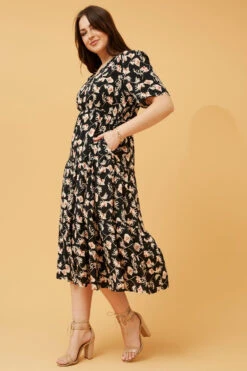 KYAH FLORAL MIDI DRESS -Printedcarpetus fe95c07bf1357e37906b536234aed0c2 b0b43879 9134 4680 9e0a b3206f078b97