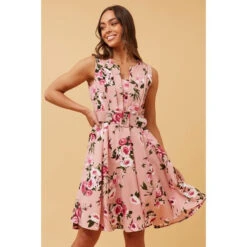 CITY FLORAL SKATER DRESS -Printedcarpetus ff87527e3ad9581402b217e2f8bf113c